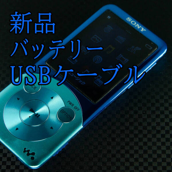 良品 動作良好 SONY ウォークマン NW-S755 16GB バッテリー新品交換 送料無料 0524
