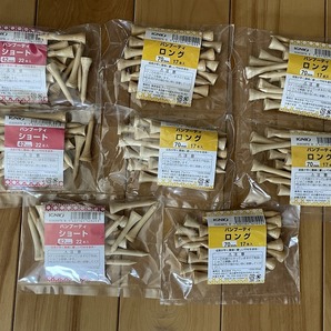 新品 イグニオ ゴルフ バンブーティー セット ロング5袋&ショート3袋