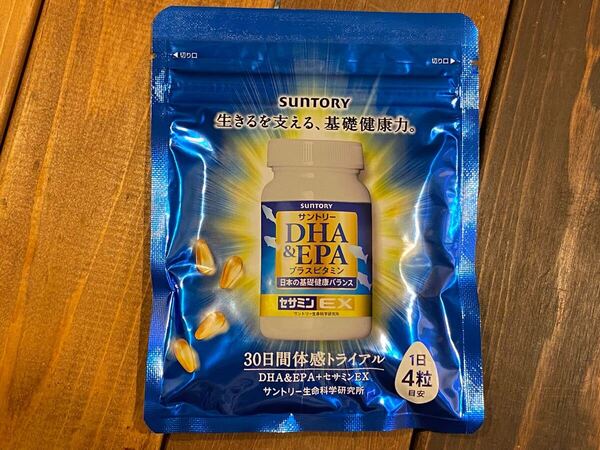 【新品未開封】DHA & EPA + ビタミン セサミンEX 120粒 30日分 SUNTORY サントリー サプリ 健康食品 栄養