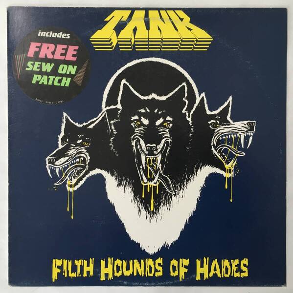 TANK FILTH HOUNDS OF HADES PROMO オーストラリア盤 PATCH MOTORHEAD