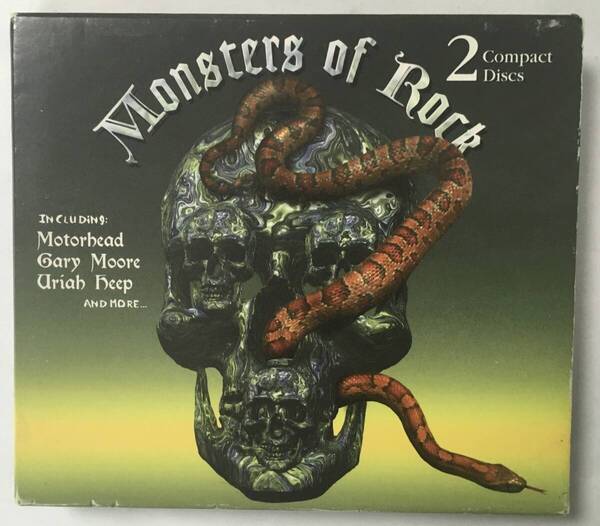 MONSTERS OF ROCK 2CD MOTORHEAD GARY MOORE THE DAMNED ANGEL WITCH TEMPEST URIAH HEEP STATUS QUO MAGNUM COLOSSEUM カナダ盤