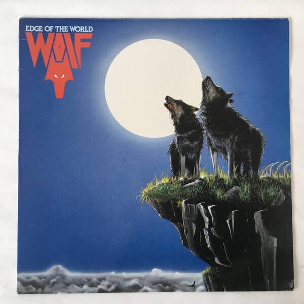 WOLF EDGE OF THE WORLD UK盤 PROMO PHOTO STICKER PROMO SHEET NWOBHM