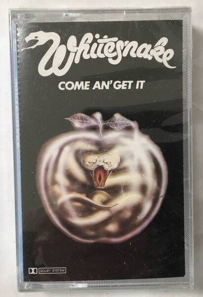WHITESNAKE COME AND GET IT カセットテープ イタリア製 新品未開封 RARE!!