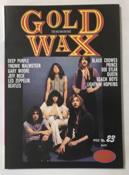 DEEP PURPLE GOLD WAX 1993 NO.23 GARY MOORE LED ZEPPELIN THE BEATLES PRINCE QUEEN BOB DYLAN