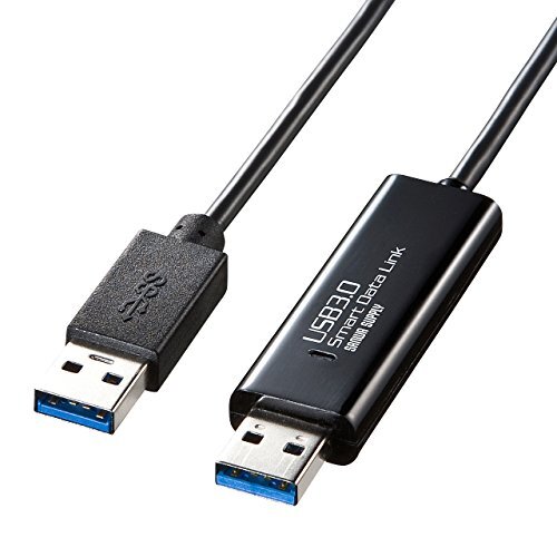 �T�����T�v���C �h���b�O&�h���b�v�Ή�USB3.0�����N�P�[�u��(Mac/Windows�Ή�) KB-USB-LINK4