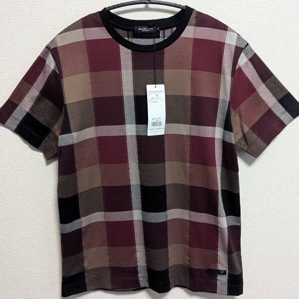 新品タグ付き BLACK LABEL CRESTBRIDGE ブラックレーベル・クレストブリッジ Mサイズ 半袖 Tシャツ チェック柄 匿名配送