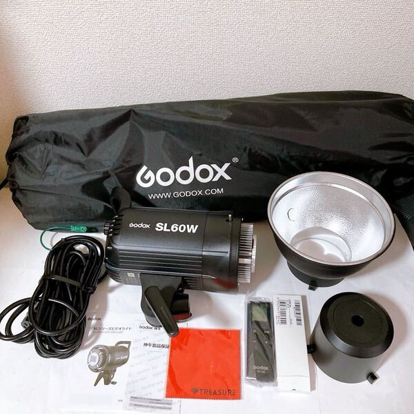 GODOX ビデオライト SL60W 動作品 オクタソフトボックス 80cm付 【ゴドックス octa】