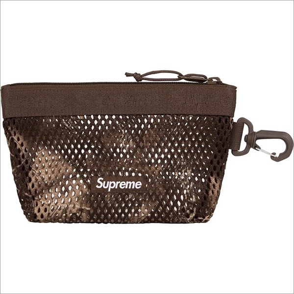 新品未開封 Supreme Mesh Mini Pouch TrueTimber Kanati Camo 25SS メッシュ ミニ ポーチ カモ