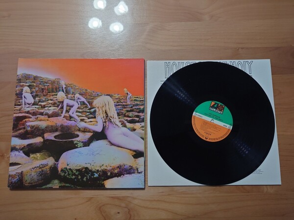 ★レッド・ツェッペリン Led Zeppelin★聖なる館 Houses of the Holy★LPレコード★中古品★ジャケット経年汚れ、傷み★Rare Item