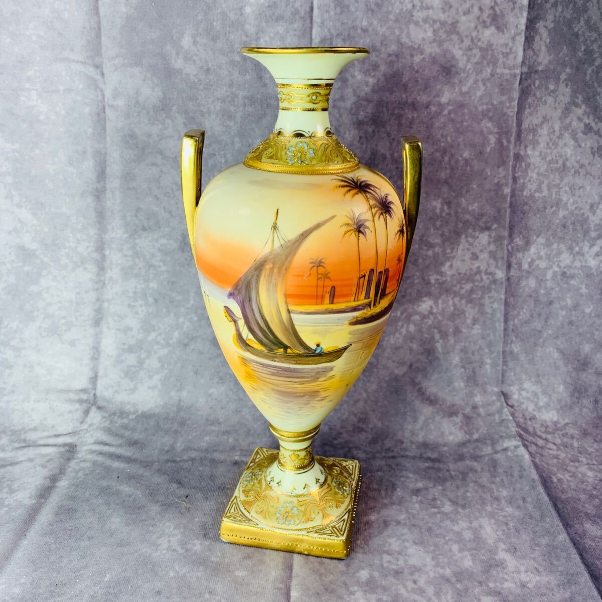 1. オールドノリタケ　花瓶 楽天市場】オールドノリタケフラワーベース LIMITED EDITION