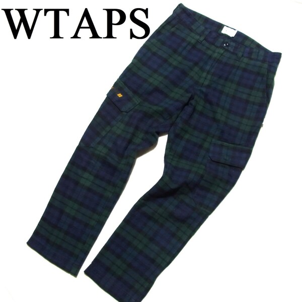 WTAPS ダブルタップス JUNGLE SKINNY 02 TROUSERS ジャングルスキニー チェック カーゴパンツ 02 M グリーン 192WVDT-PTM04