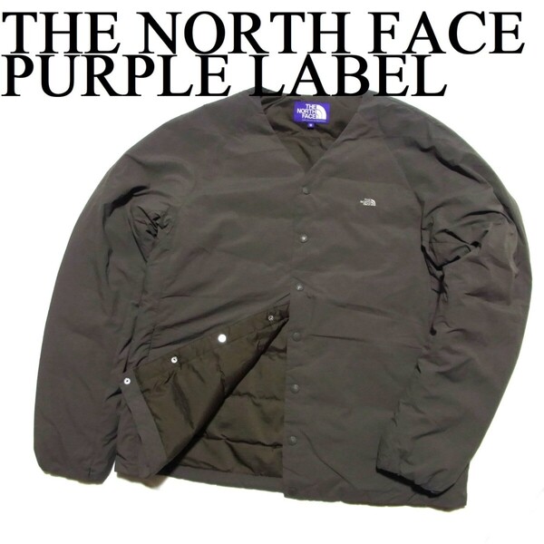 THE NORTH FACE PURPLE LABEL ノースフェイス パープルレーベル Down Cardigan ダウン カーディガン ジャケット M カーキ ND2059N