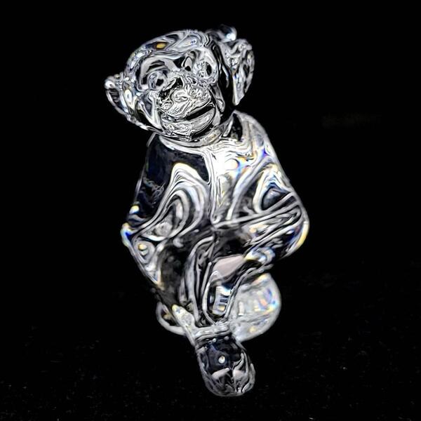 /美品/バカラ Baccarat 干支 さる 猿 申年 フィギュリン 置物 クリスタル 限定 希少 レア