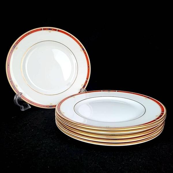●美品/ウェッジウッド WEDGWOOD コロラド デザートプレート 6枚 ケーキ皿 プレート 平皿 廃番 希少 レア