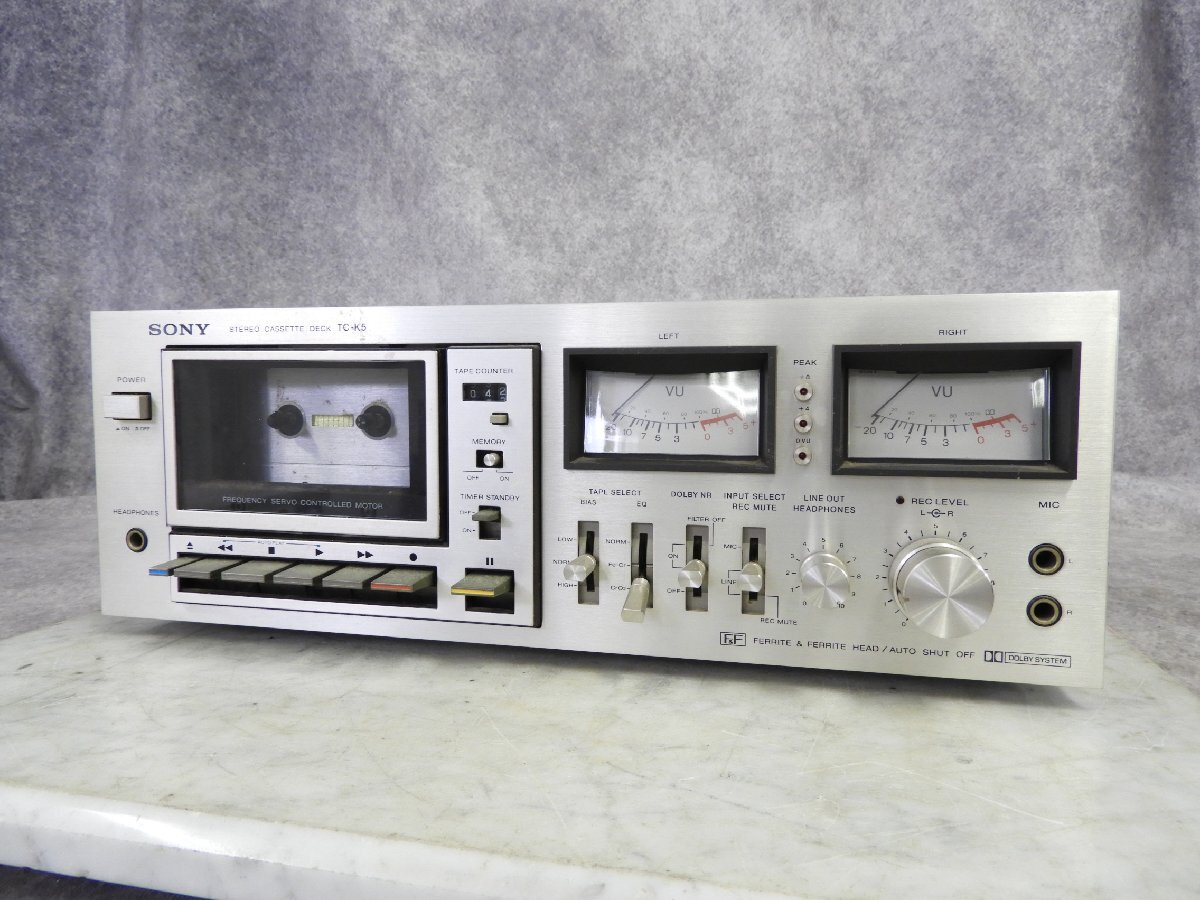 SONY TC-K5 外観・内部を実機の画像で紹介 | スーパーカセッ
