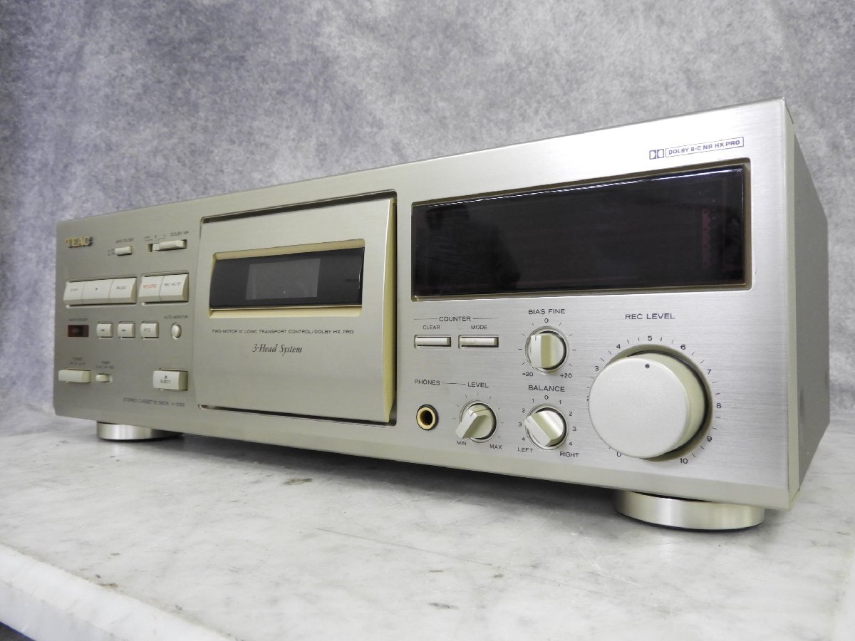 極美品 高級機 TEAC V-1050 3ヘッド Dolby B/C リモコン付 2025年最新】TEAC V-1050の人気アイテム - メルカリ