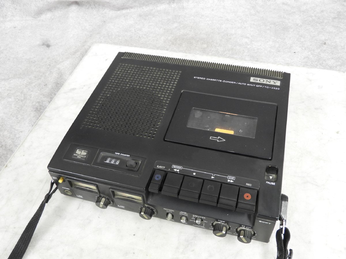 【動作品】SONY TC-2220 カセットプレーヤー 録音機能付き Yahoo!オークション -「sony tc-2220」の落札相場・落札価格