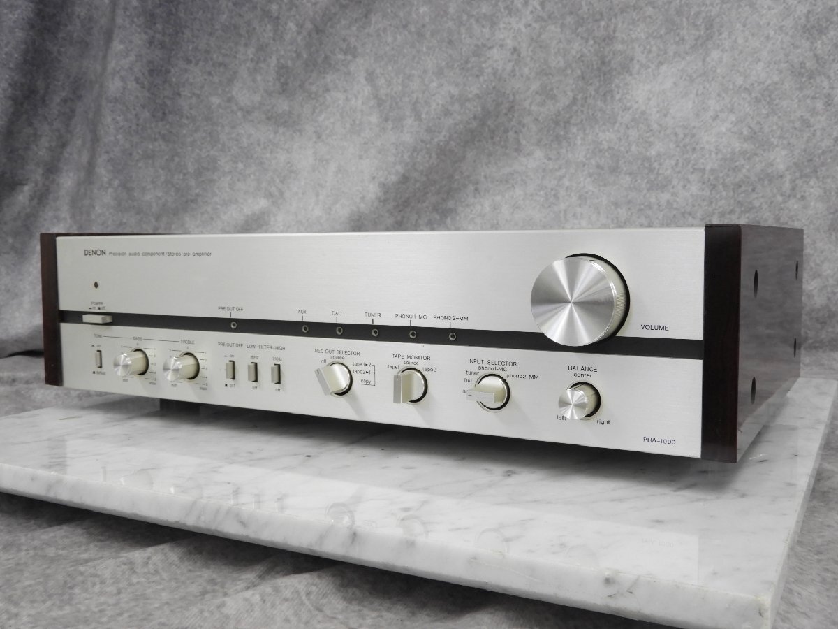 DENON PRA-1000 プリメインアンプ【ジャンク】 Yahoo!オークション -「denon pra1000」の落札相場・落札価格