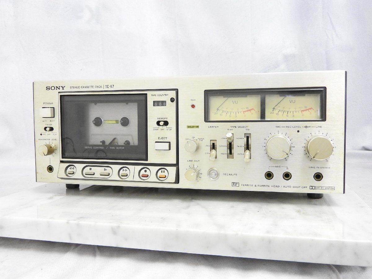 SONY ソニー ステレオカセットデッキ TC-K7 SONY TC-K7/TC-K7Bの仕様 ソニー