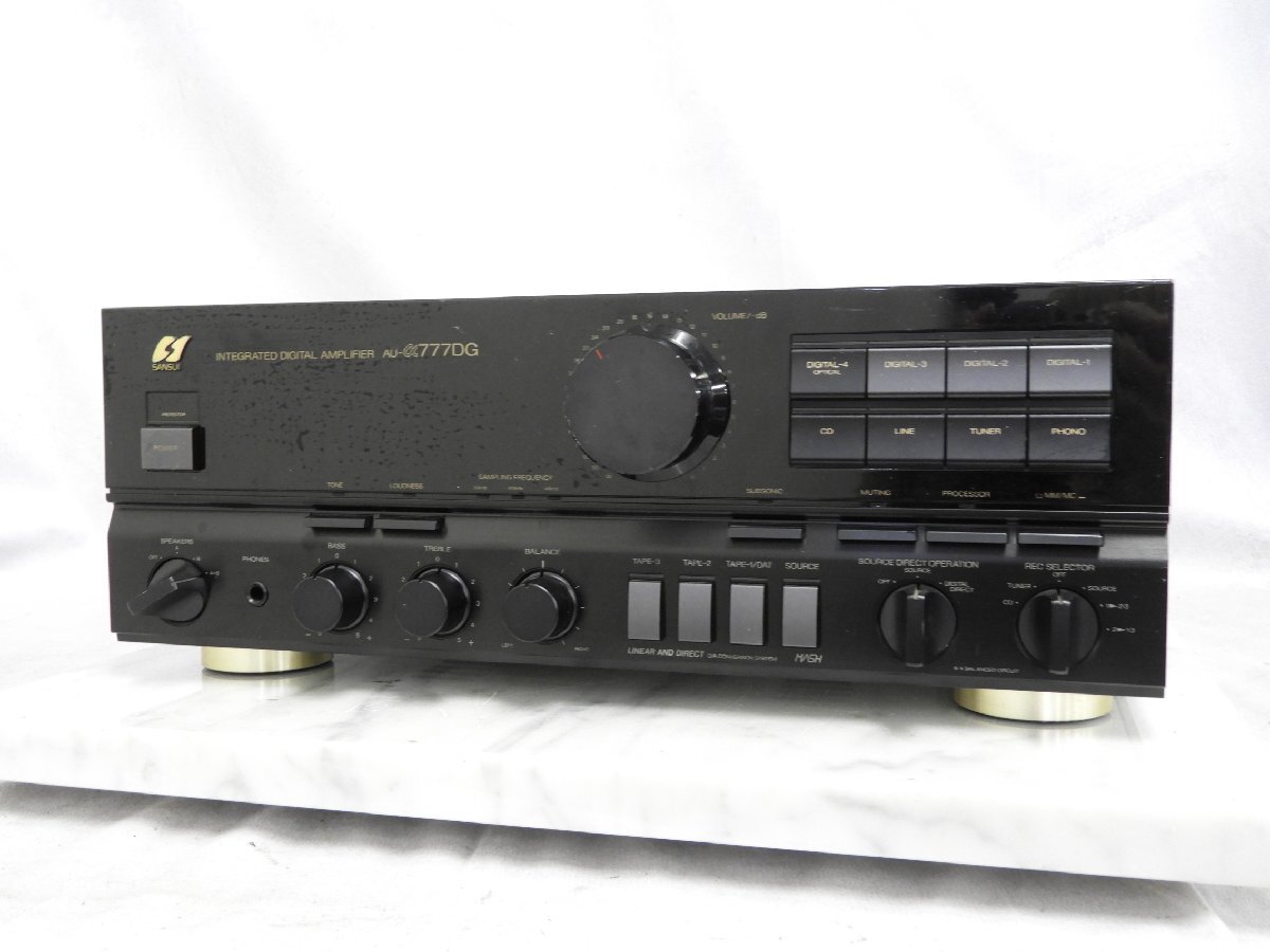 SANSUI AU-α777DG プリメインアンプ 通電確認済み Yahoo!オークション -「sansui au 777」の落札相場・落札価格