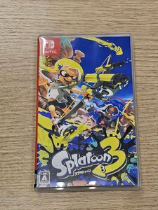 【UAK4292】 スプラトゥーン3 ゲームソフト 任天堂 Nintendo スイッチ SWITCH マルチプレイ 全年齢対象 オンラインバトル 動作未確認