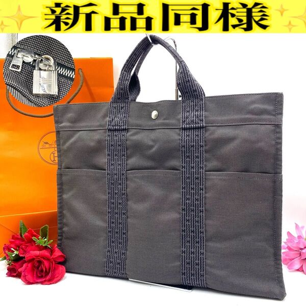 エルメス◎HERMES プールトゥ エールライン ハンドバッグ トート