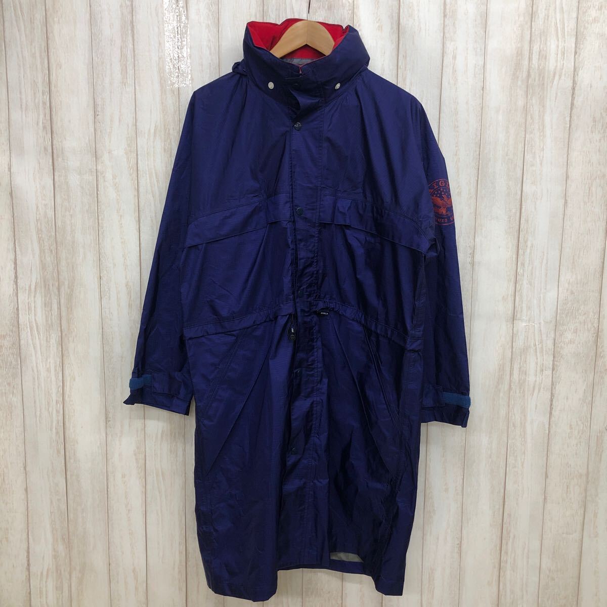 AIGLE エーグル ロングレインコート Mサイズ - メルカリ