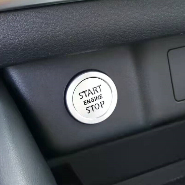 日産 エクストレイル T33 SNT33 プッシュスタートカバー シルバー
