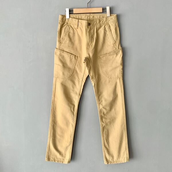 GRIP SWANY ダック地ワークパンツ レディース グリップスワニー ベージュ キャメル アウトドア