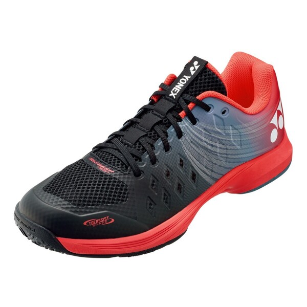 【SHTAD4WG(519)25.5】YONEX テニスシューズ パワークッション エアラスダッシュ 4GCコーラルレッド/ブラック 新品未使用 2024年 発売