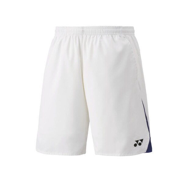 【15223 (011) O】YONEX(ヨネックス) ユニハーフパンツ カラー ホワイト O 新品未使用 バドミントン テニス 2025モデル