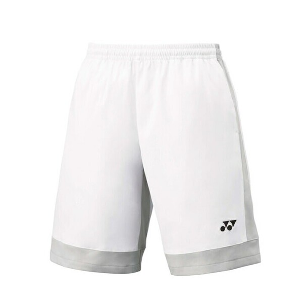 【15144 (011) L】YONEX(ヨネックス) ユニハーフパンツ カラー ホワイト L 新品未使用 バドミントン テニス 2023モデル