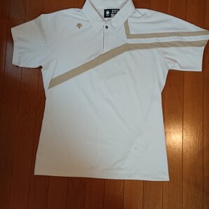 【美品】DESCENTE GOLF デサントゴルフ ZERO AQUA ポロシャツ サイズ XO