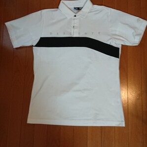 【美品】DESCENTE GOLF デサントゴルフ ドライストレッチポロシャツ サイズ XO