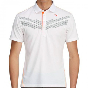 送料無料!★ミズノ半袖ポロシャツM寸(ダイナモーションフィット&吸汗速乾&DRY VECTOR)★新品★01