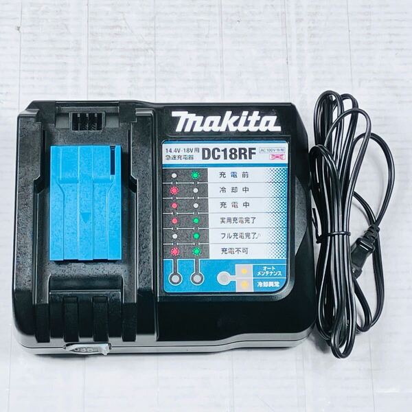 中古品 マキタ 純正品 USB端子付 急速充電器 DC18RF 動作OK makita