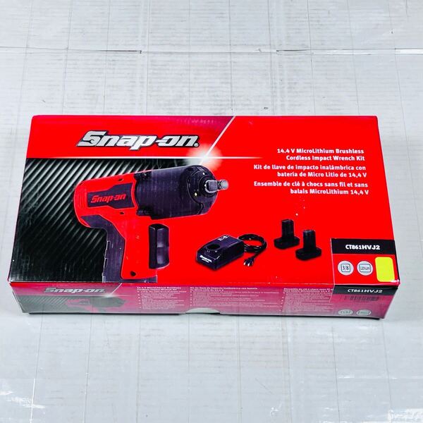 未使用品 スナップオン 差込角3/8" 14.4V コードレスインパクトレンチ CT861HVJ2 本体+充電器 充電式 Snap-on