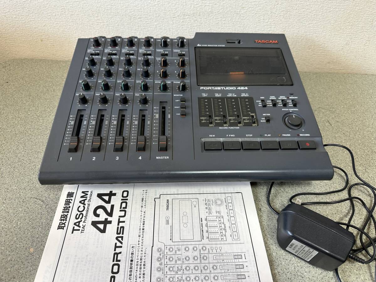 TASCAM 424 MKIII Portastudio 4 Track Recorder mk3, TESTED