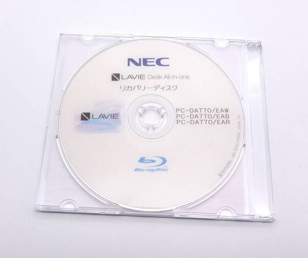 NEC LAVIE 再セットアップディスク Desk All-in-one DA770/EAB DA770/EAW DA770/EAR リカバリメディア