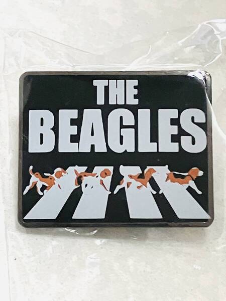 新品 送無★☆ピンバッジ BEATLES パロディ BEAGLES ビーグル わんこ 犬☆★ビートルズ Beatles ジョンレノン ポールマッカートニー ドッグ