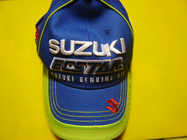 ●送料無料●SUZUKI ECSTAR 刺繍入り ベースボールキャップ●カラー ブルー●