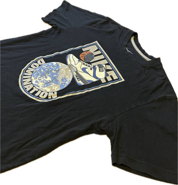 ◆即決送料込み◆NIKE DOMINATION ナイキ ドミネーションTシャツL◆古着スニーカービンテージヴィンテージスウォッシュ