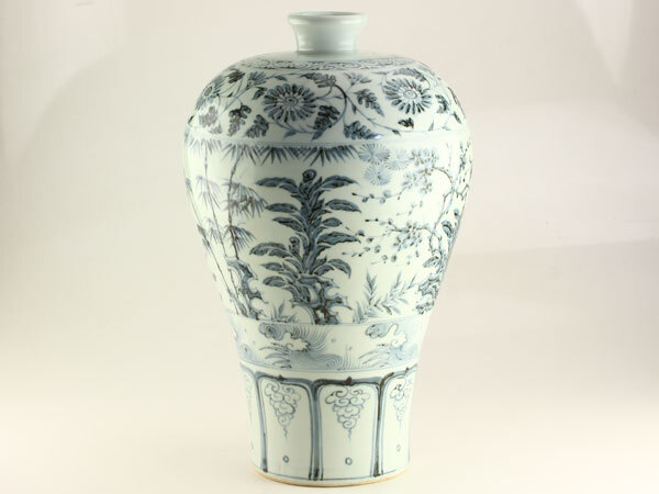 中国明時代染付花瓶 2025年最新】Yahoo!オークション -明 古染付の中古品・新品・未