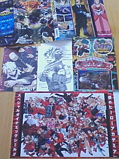 20点★僕のヒーローアカデミア、ONE PIECE、ハイキュー!!、呪術廻戦、アオのハコ、ウィッチウォッチなど(シール、しおり他)