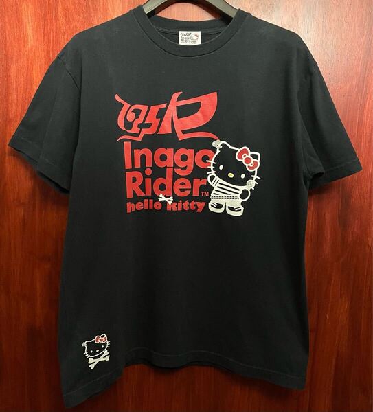 激レア 日本限定 175R × SANRIO HELLO KITTY コラボレーション ライブTシャツ ブラック Lサイズ イナゴライダー ハローキティ サンリオ 黒