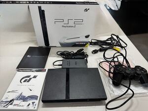 中古動作品 PlayStation2 プレイステーション2 レーシングパック PS2 プレステ2 SCPH-70000 GT グランツーリスモ4