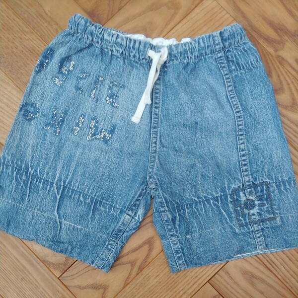 *used*デニム&ダンガリー*デニムショートパンツ*130㎝*DENIM DUNGAREE*Fith*