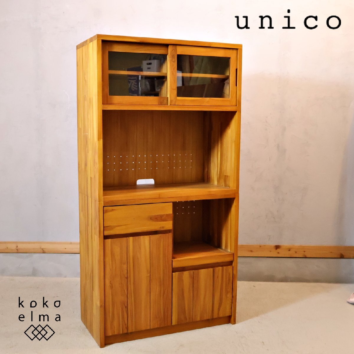 unico カップボード HOXTON【9/8まで、値下げ】 2025年最新】Yahoo!オークション -unico キッチンボードの中古品