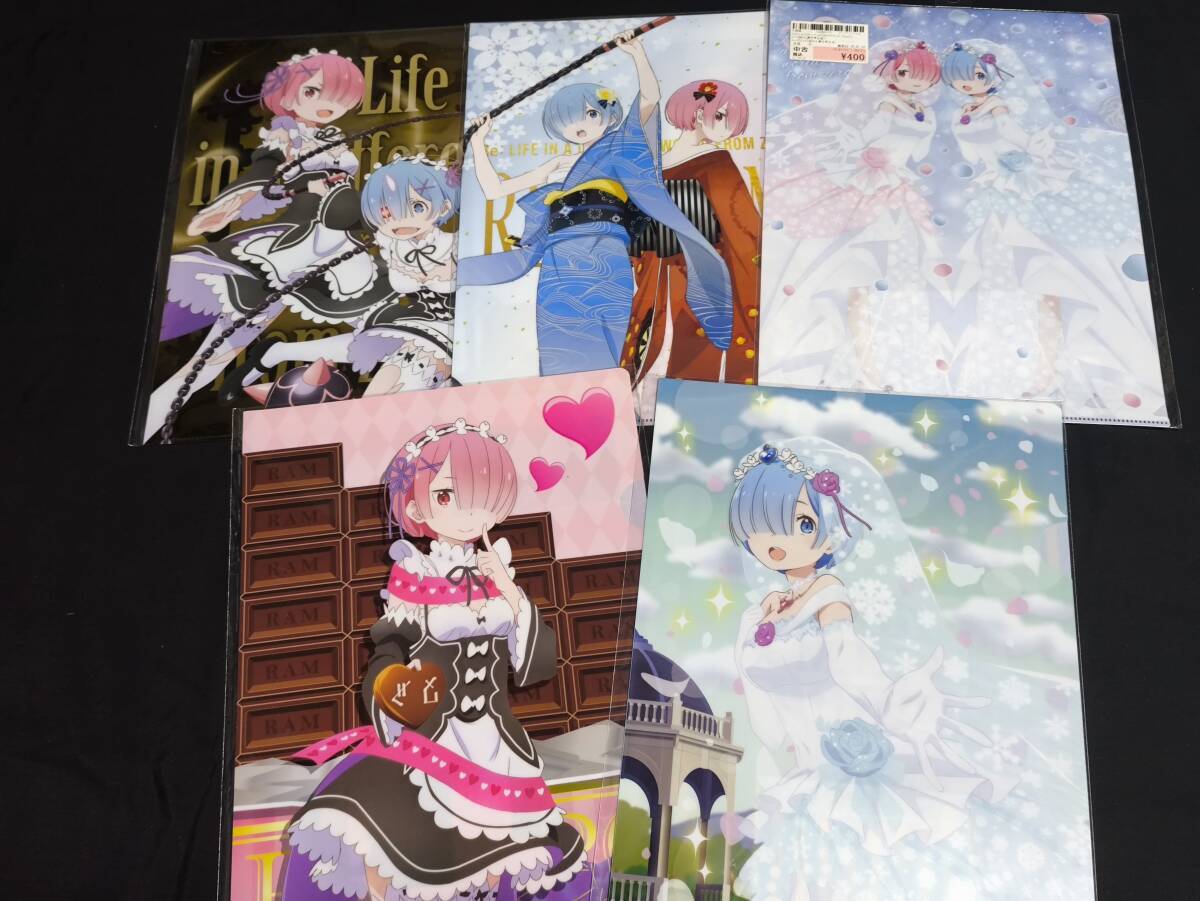 リゼロ　クリアファイル　ゼロから始める異世界生活　エミリア　レム　グッズ Re:ゼロから始める異世界生活 シングルクリアファイル＿レム/水着