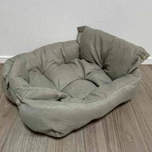 見切り品 【訳あり】 犬用 クッションベッド モカブラウン Sサイズ 3way 多機能マット 丸洗いOK ペット